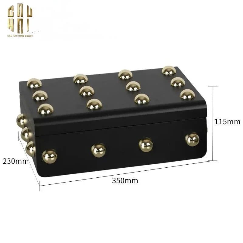 HOME COUTURE - SET 2 RƯƠNG JEWELRY GOTHIC BLACKHORN CHEST FW25
