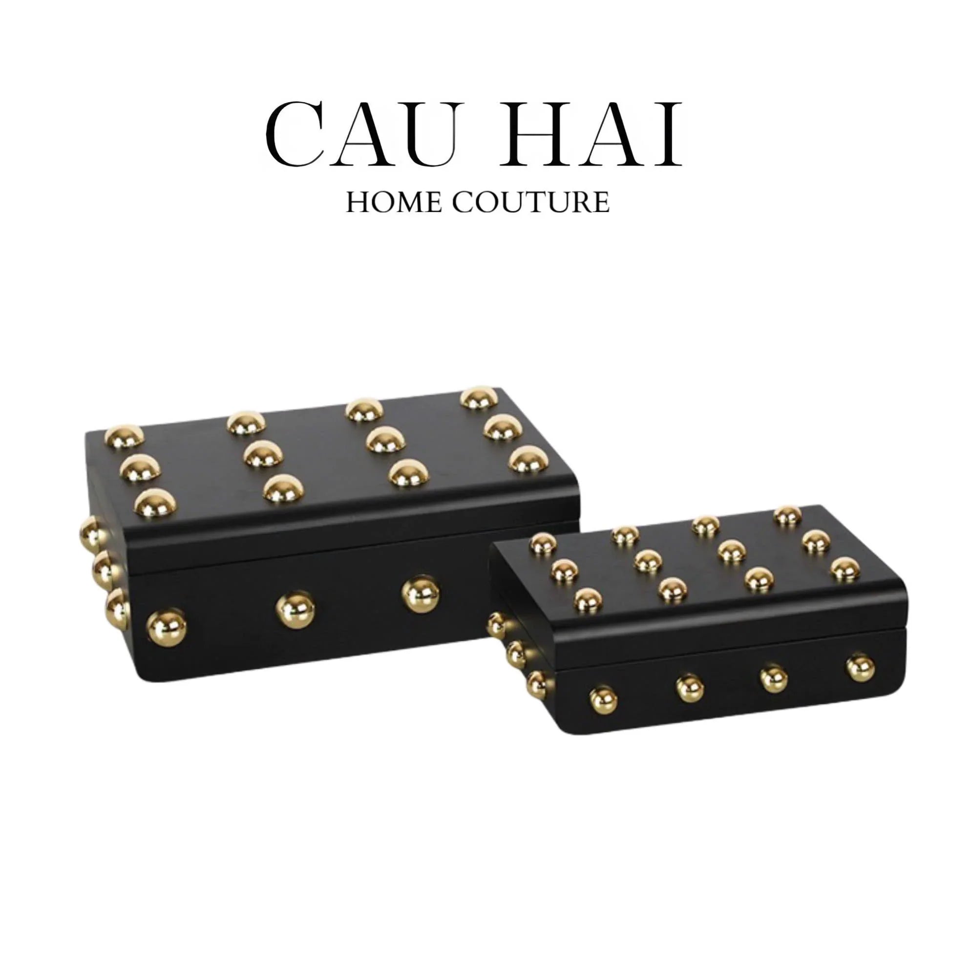 HOME COUTURE - SET 2 RƯƠNG JEWELRY GOTHIC BLACKHORN CHEST FW25