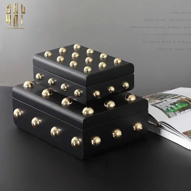 HOME COUTURE - SET 2 RƯƠNG JEWELRY GOTHIC BLACKHORN CHEST FW25