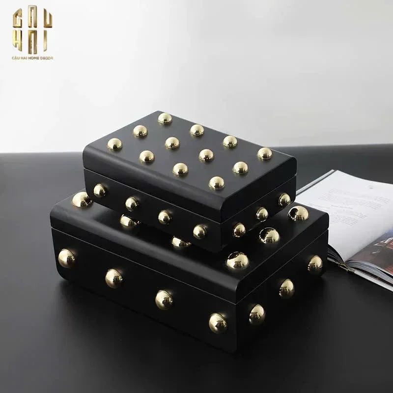 HOME COUTURE - SET 2 RƯƠNG JEWELRY GOTHIC BLACKHORN CHEST FW25