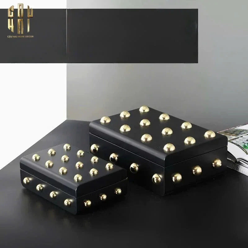 HOME COUTURE - SET 2 RƯƠNG JEWELRY GOTHIC BLACKHORN CHEST FW25