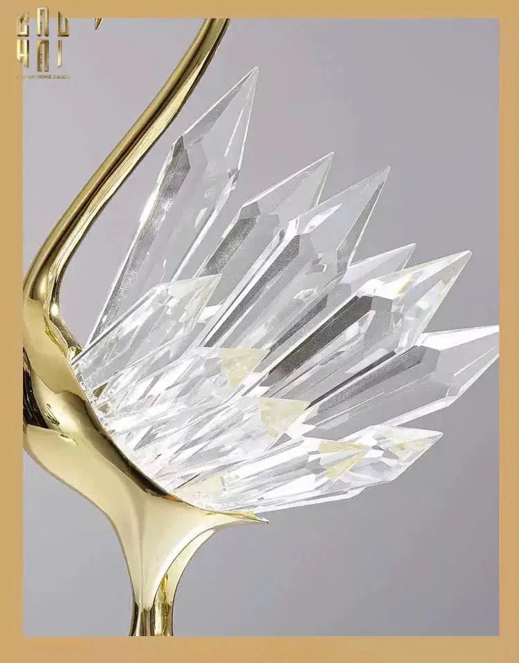 HOME COUTURE - SET 2 TƯỢNG ĐÀ ĐIỂU PHA LÊ - LES CRISTAUX OSTRICH