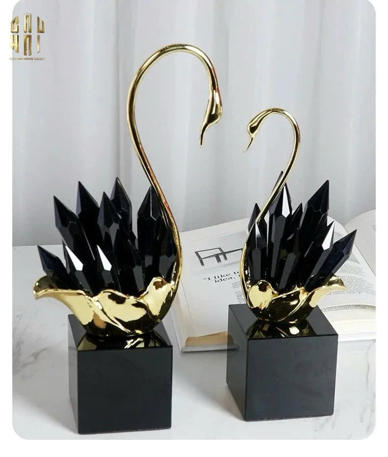 HOME COUTURE - SET TƯỢNG THIÊN NGA BLACK CRYSTAL H24/29