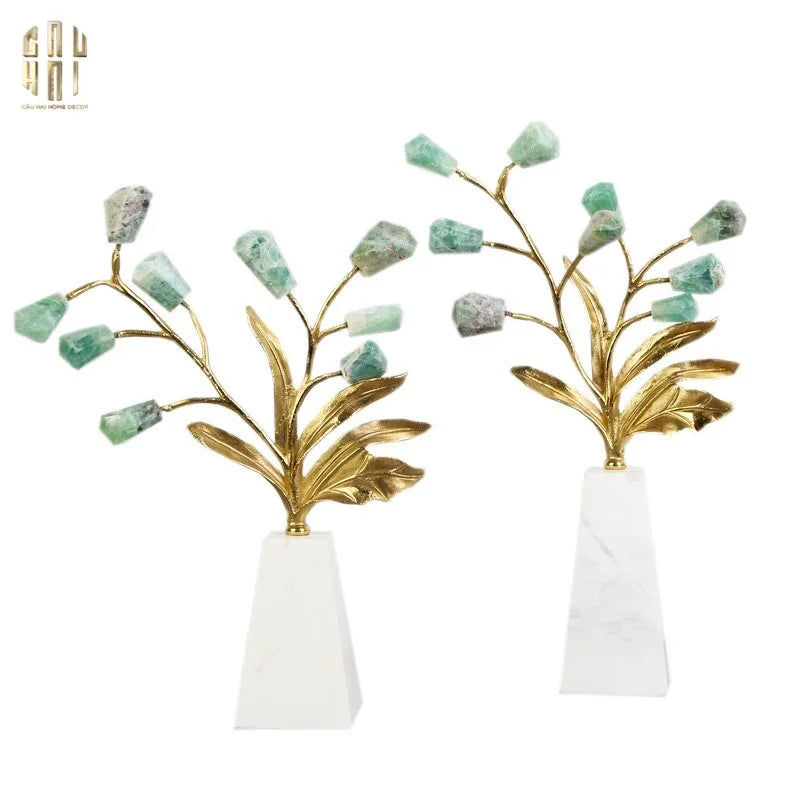 HOME COUTURE - TƯỢNG ĐỒNG ĐÁ QUÝ LE JARDIN MINÉRAL