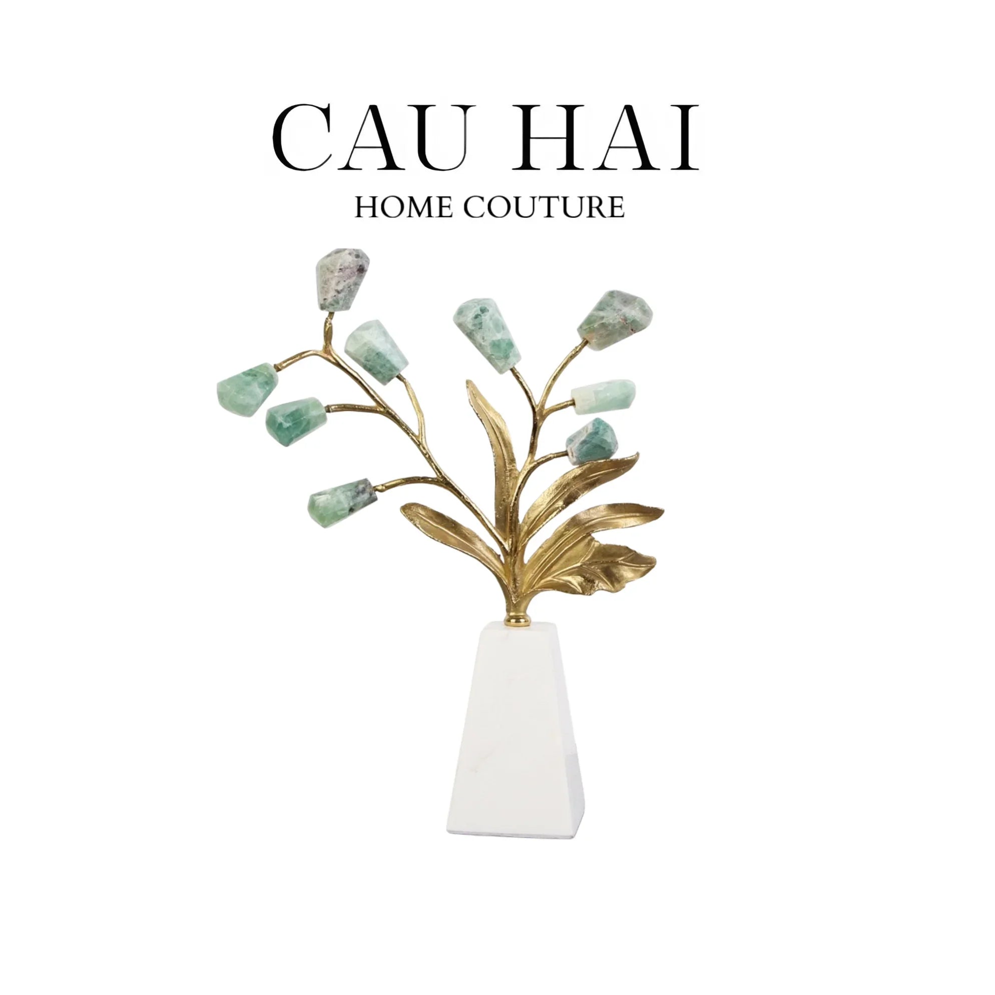 HOME COUTURE - TƯỢNG ĐỒNG ĐÁ QUÝ LE JARDIN MINÉRAL
