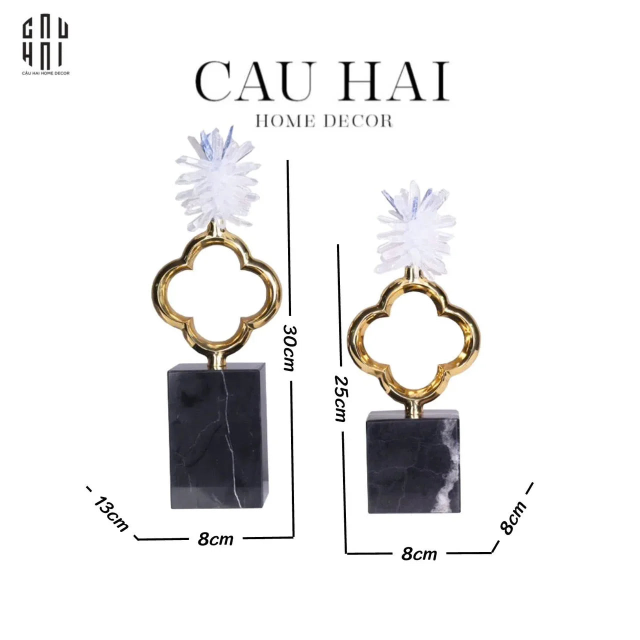 HOME COUTURE - TƯỢNG ĐỒNG ĐÁ QUÝ - "LES QUATRE TRÉSORS" SS25
