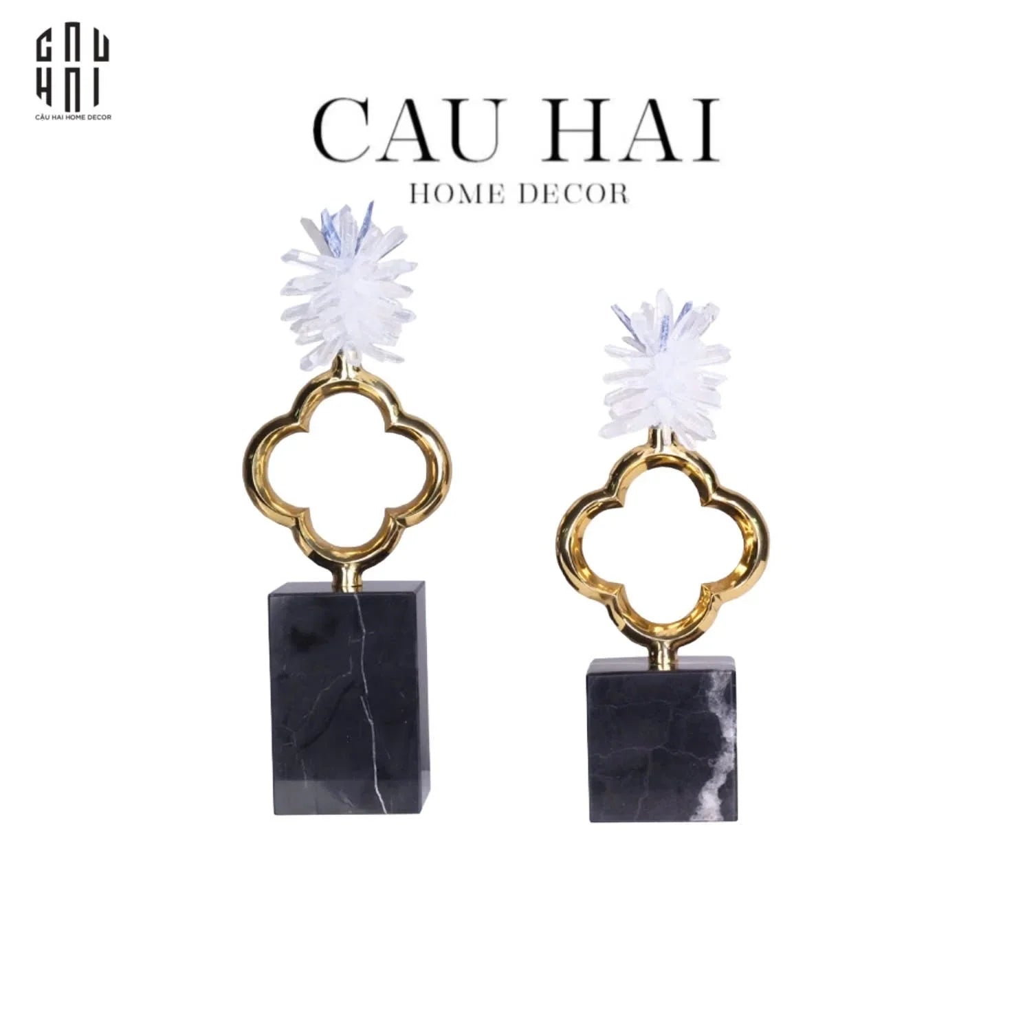 HOME COUTURE - TƯỢNG ĐỒNG ĐÁ QUÝ - "LES QUATRE TRÉSORS" SS25