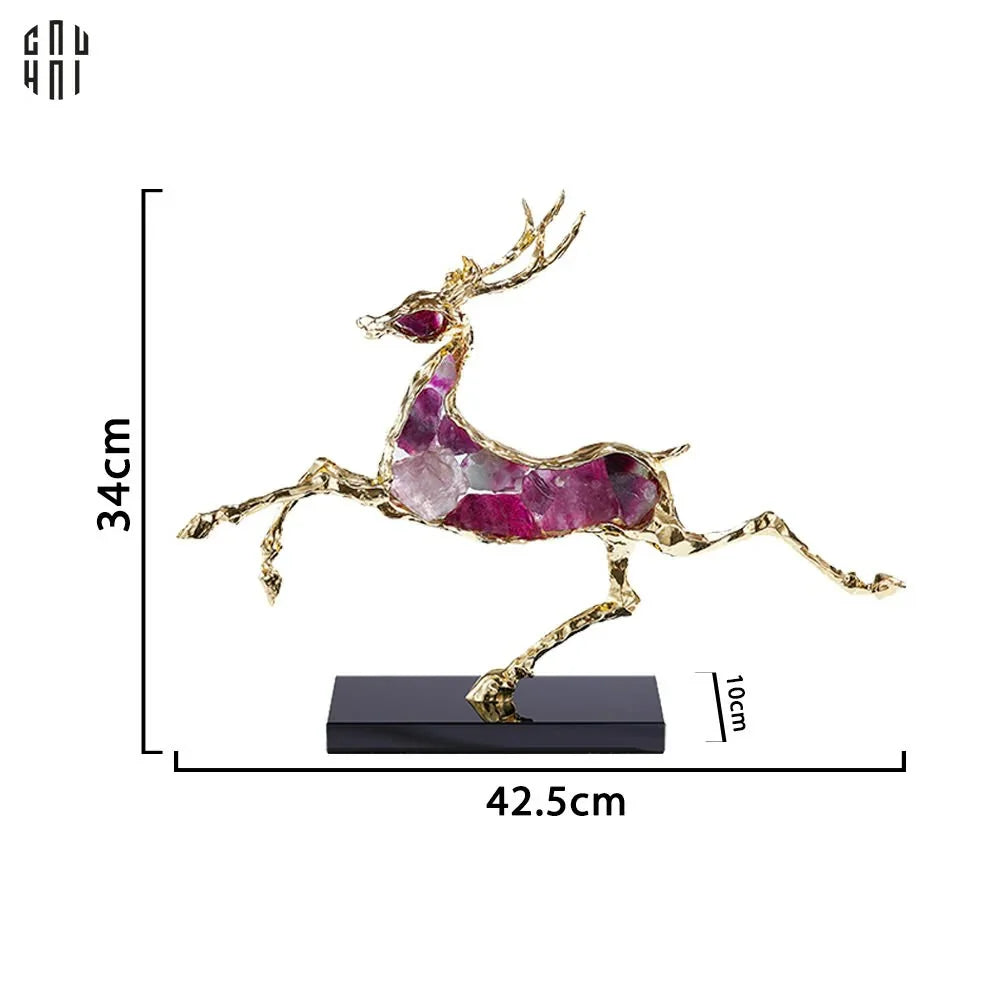 HOME COUTURE - TƯỢNG HƯƠU ĐỒNG ĐÁ QUÝ BOLTING ELK SS25