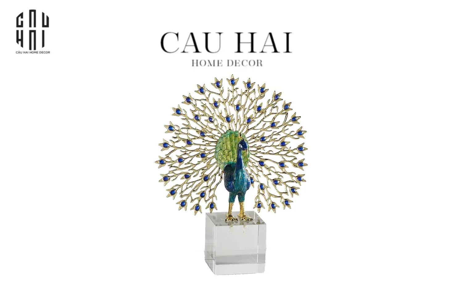 HOME COUTURE - TƯỢNG KHỔNG TƯỚC ĐÁ SAPPHIRE - LE PAON IMPÉRIAL FW25