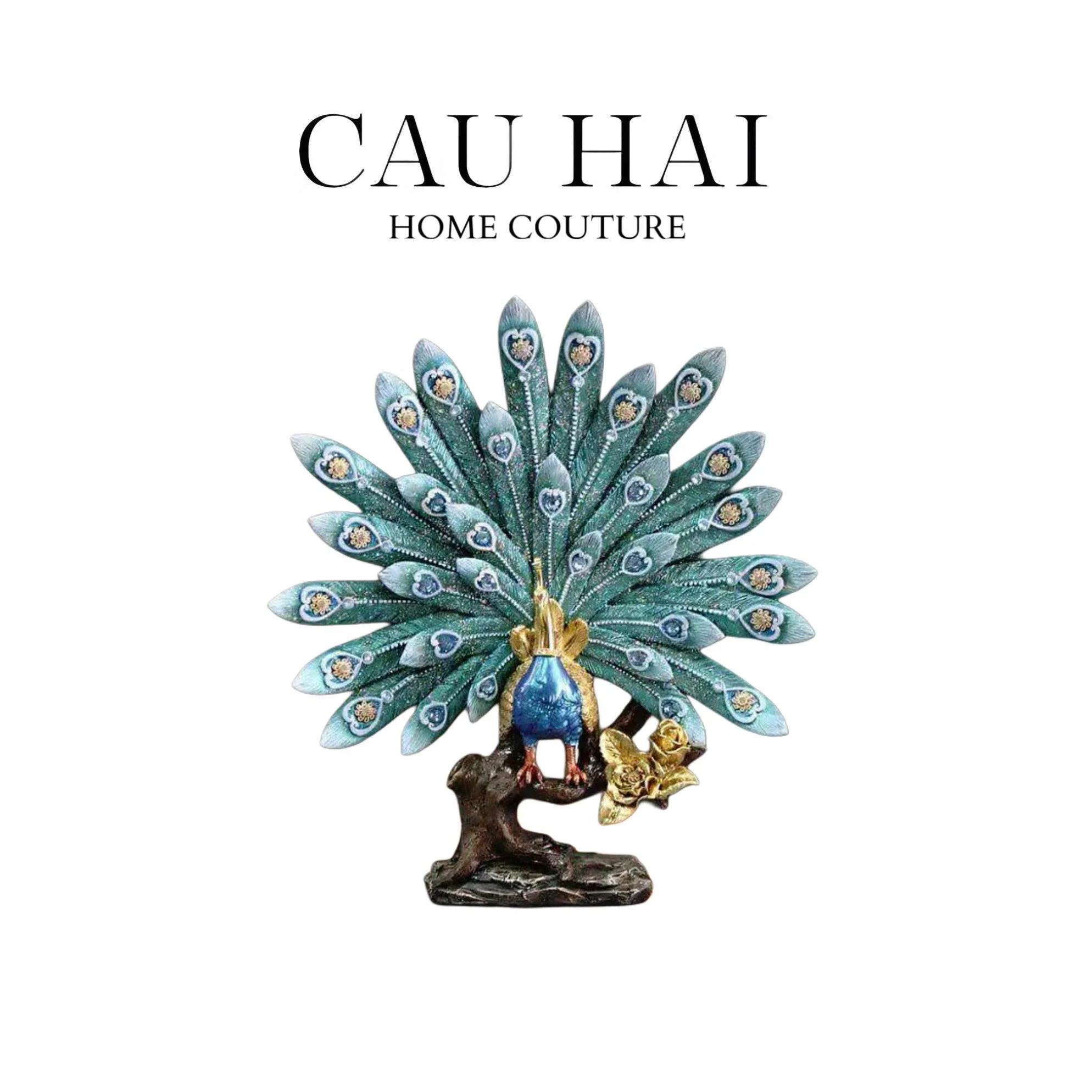 HOME COUTURE - TƯỢNG KHỔNG TƯỚC ROYAL PLUMAGE - EMPRESS FAN