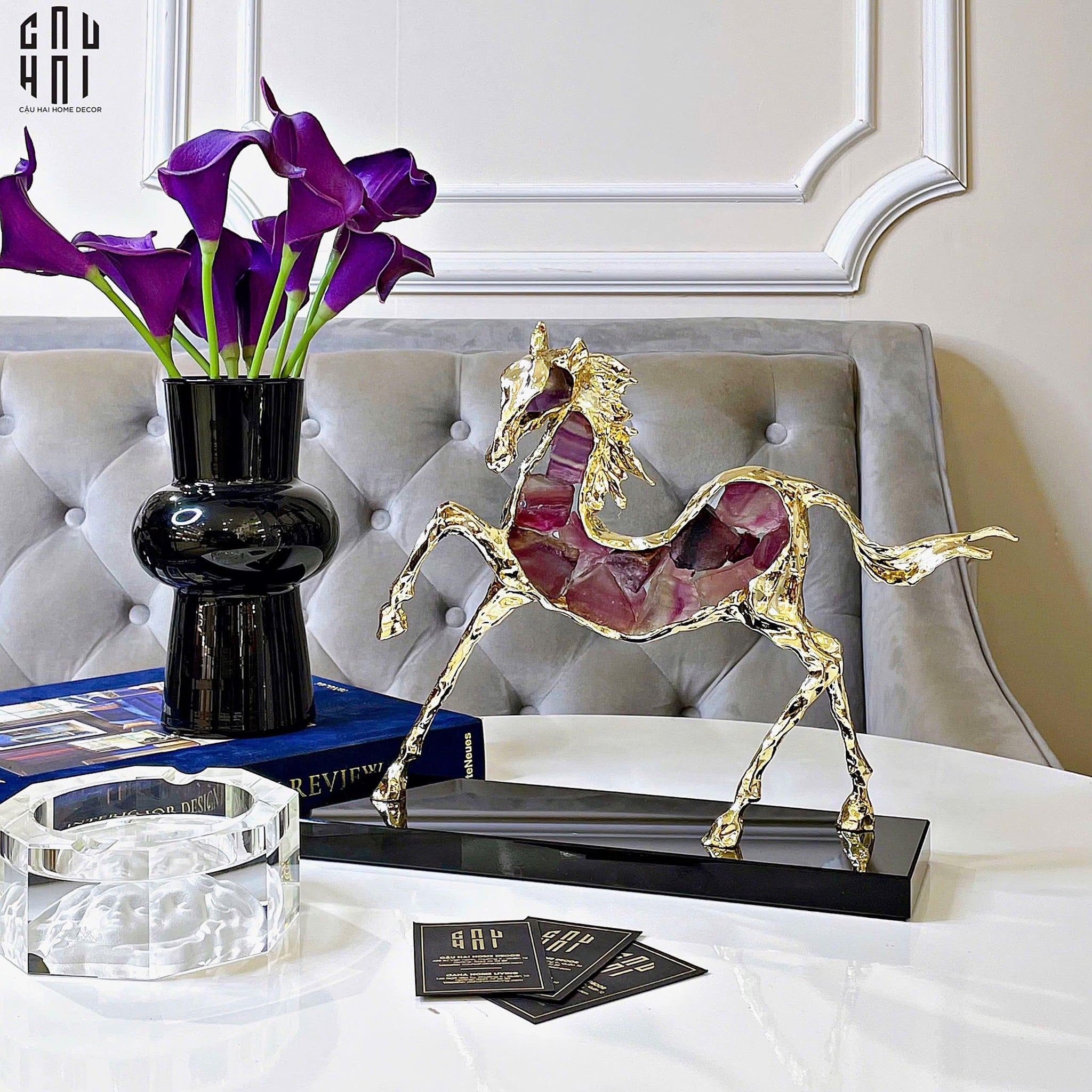 HOME COUTURE - TƯỢNG NGỰA ĐỒNG JEWELRY LUMIÈRE DU CAVALIÈR - ÉLITE 40