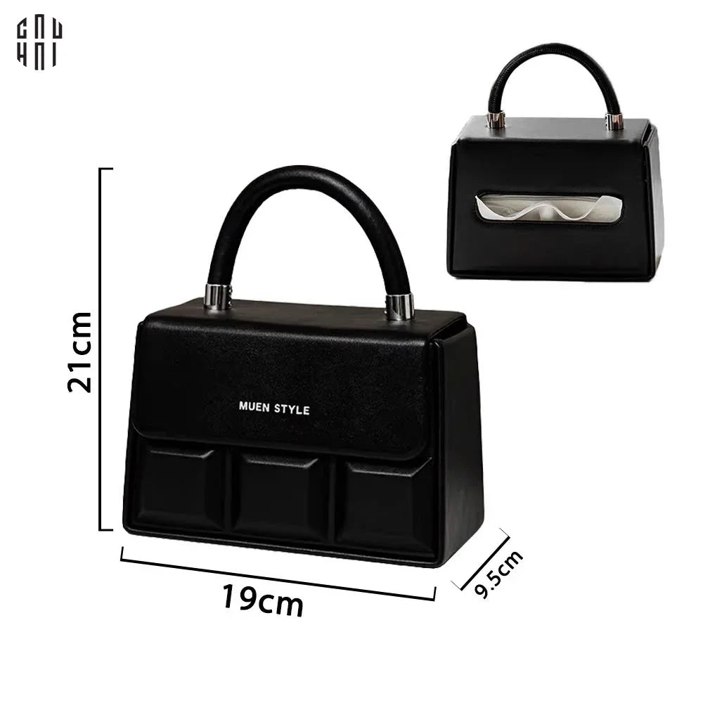 HỘP KHĂN GIẤY DA BLACK TYRANT-CẬU HAI HOME DECOR