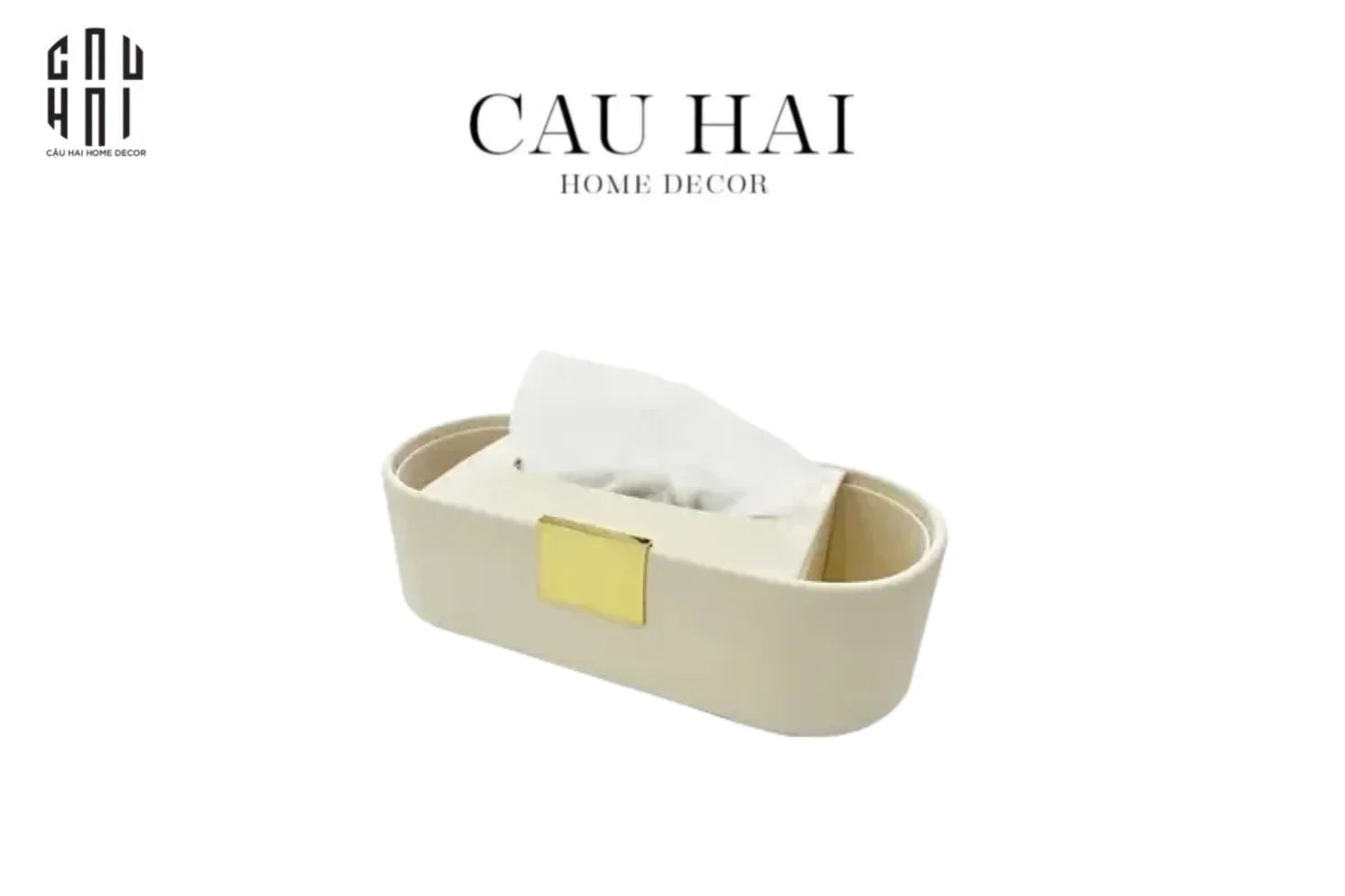 HỘP KHĂN GIẤY DA ULTRA WHITE MARIUS SS25