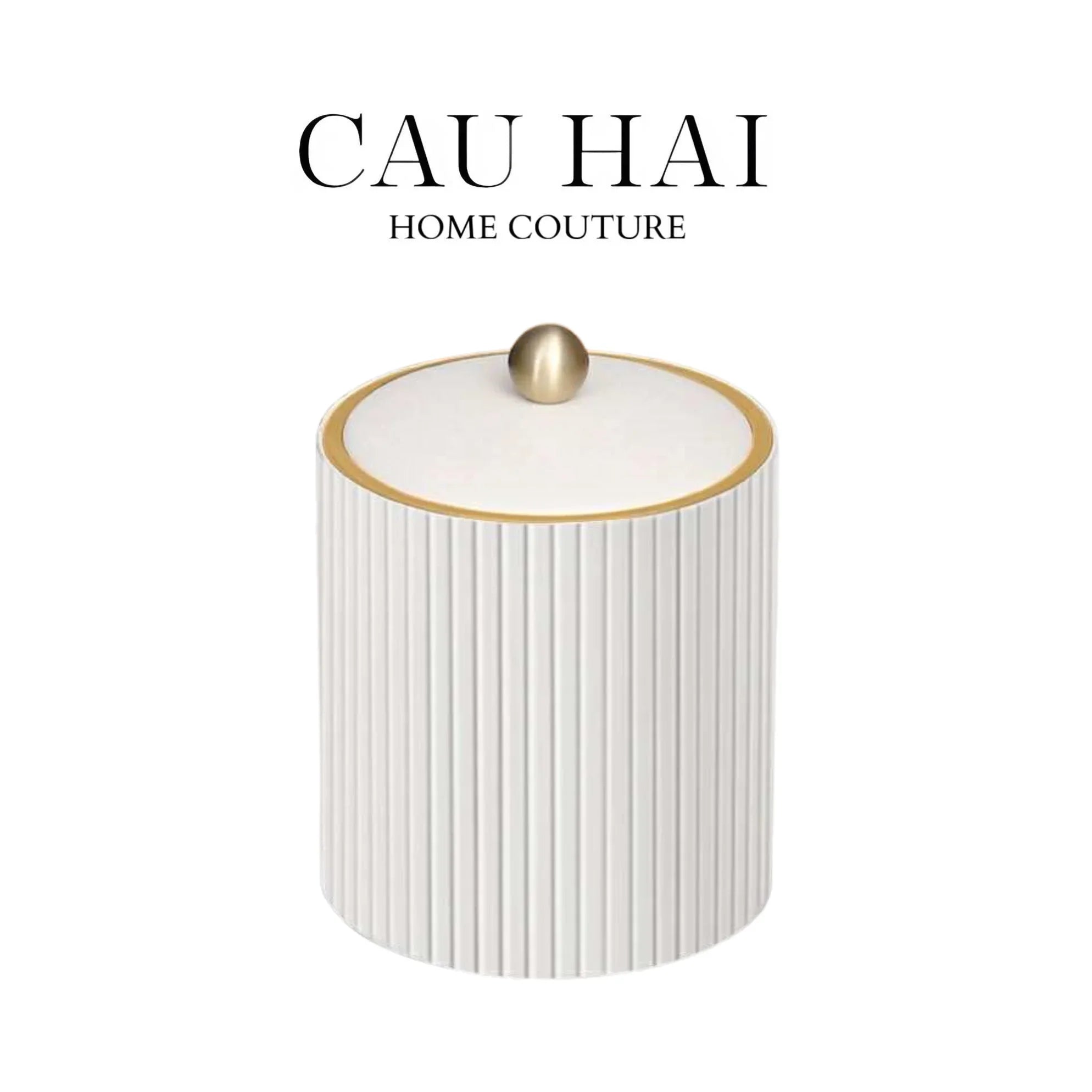 HỘP KIM LOẠI BỌC DA LUXE LEATHER - VERMOUTH