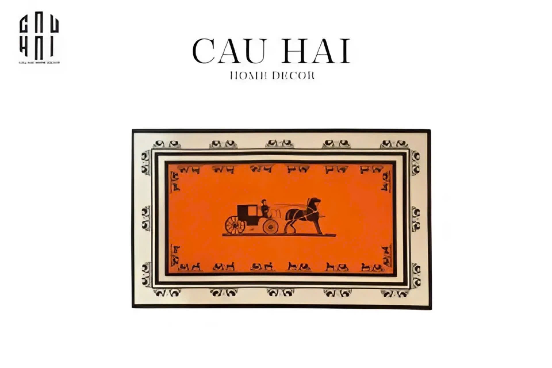 THẢM CỬA DA 50x80 - VINTAGE CHARIOT HELIOS DOOR MAT