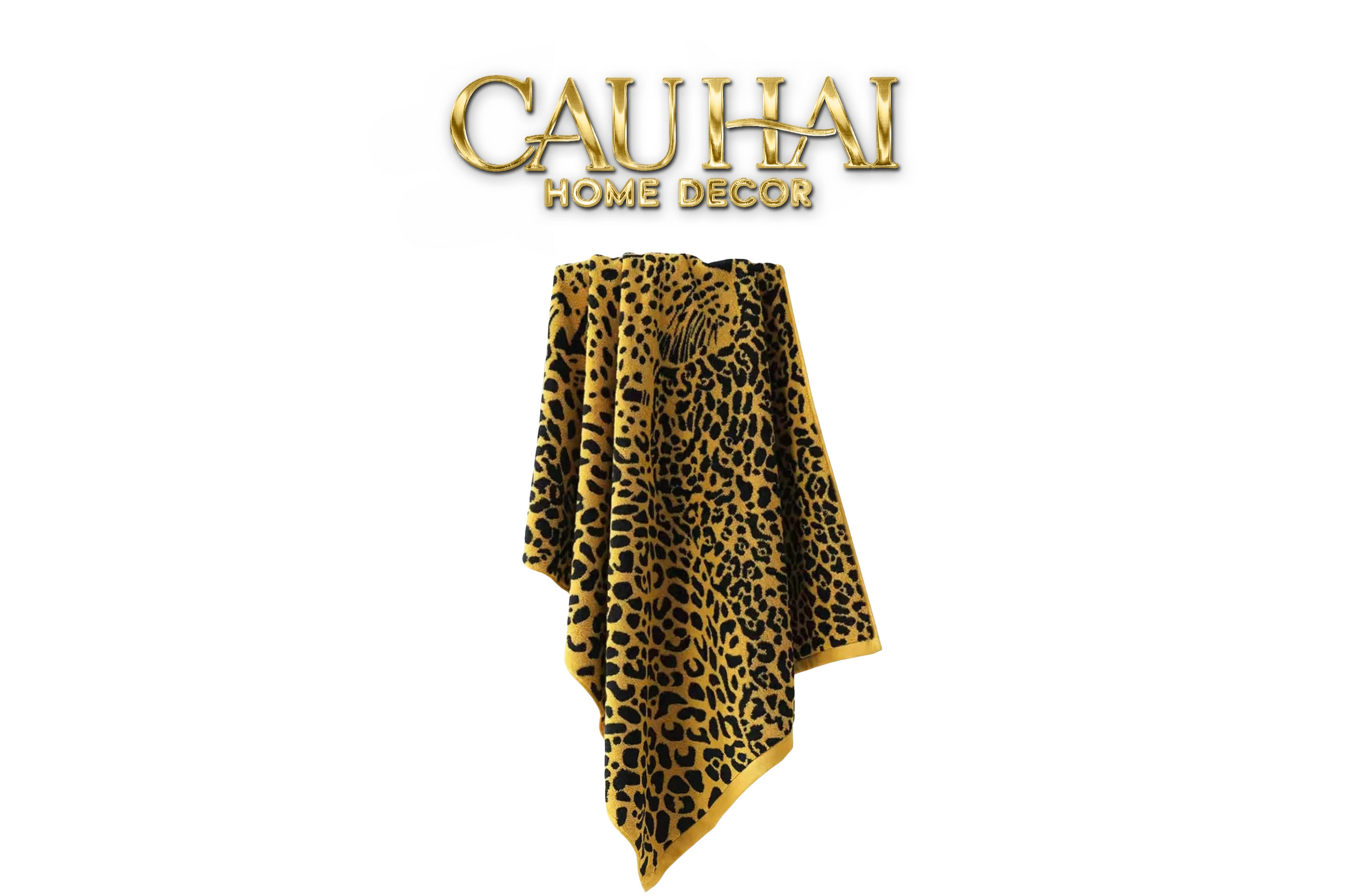 KHĂN TẮM 70X140 - LEOPARD PREMIUM BATH TOWEL-12- Cậu Hai Home Decor
