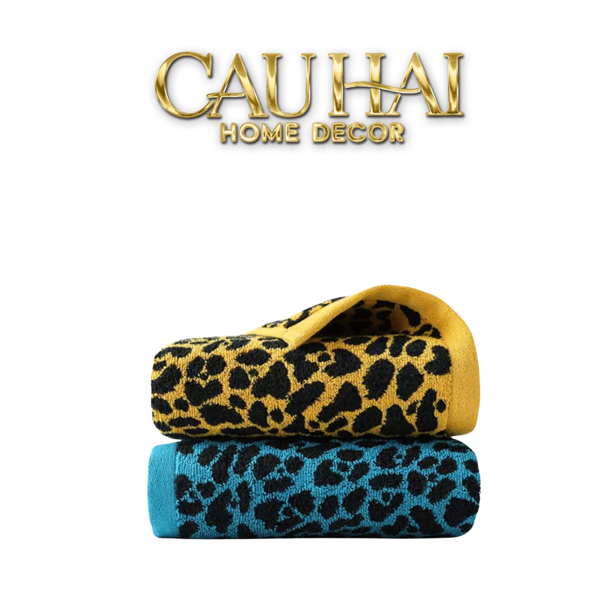 KHĂN TẮM 70X140 - LEOPARD PREMIUM BATH TOWEL-3- Cậu Hai Home Decor