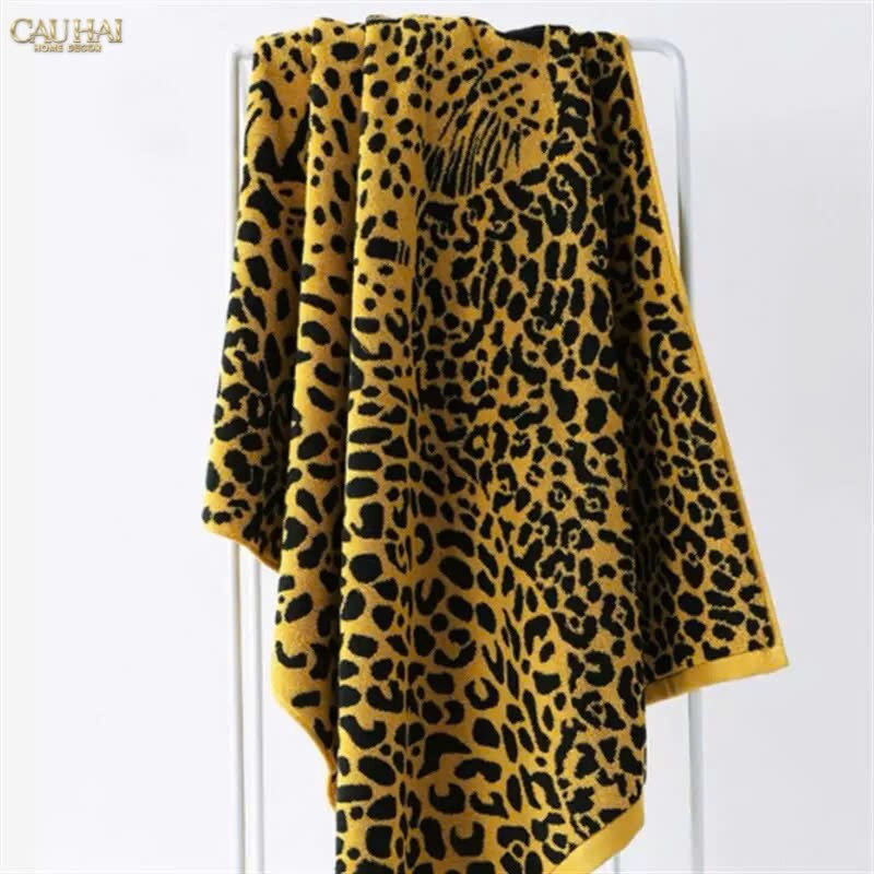 KHĂN TẮM 70X140 - LEOPARD PREMIUM BATH TOWEL-9- Cậu Hai Home Decor