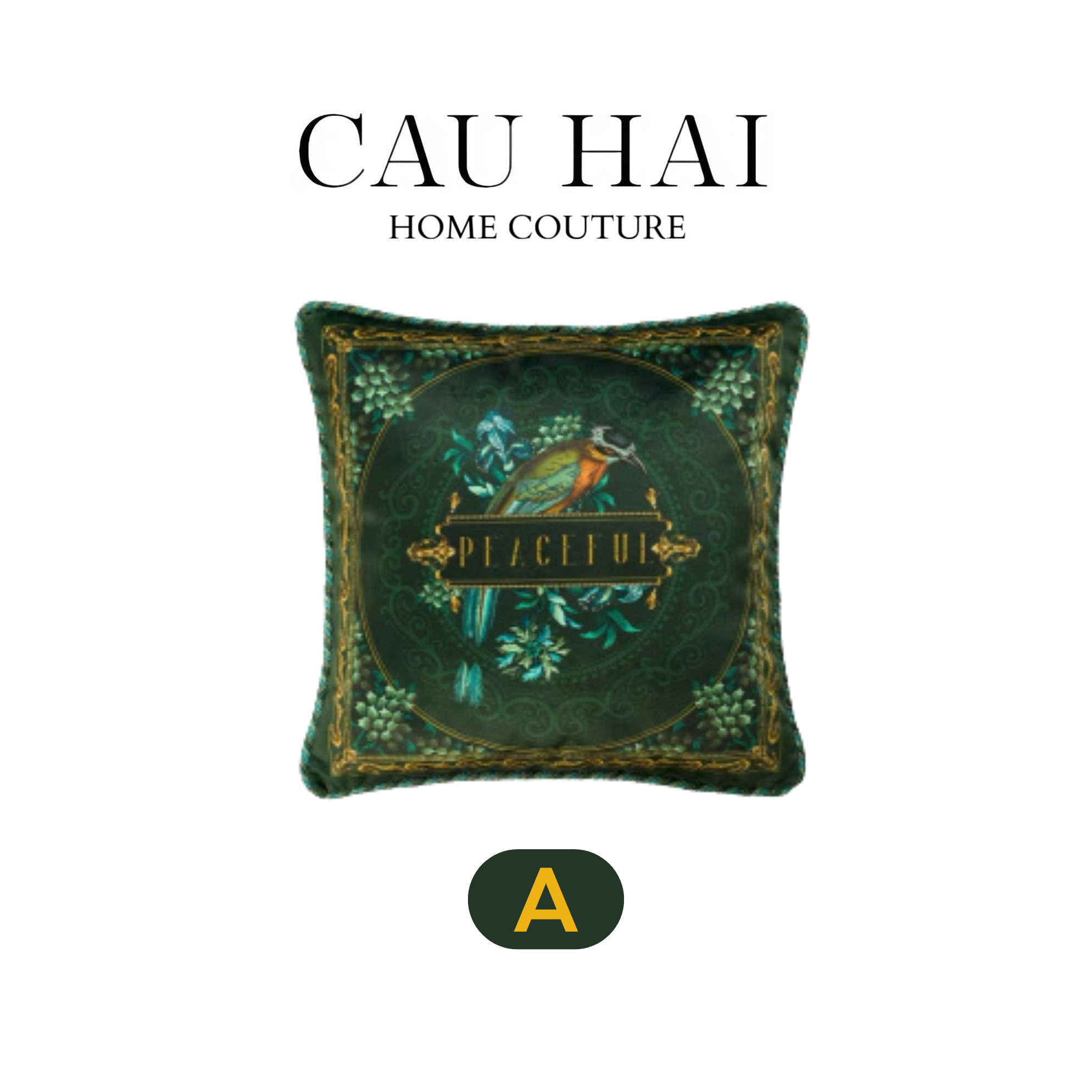 L’ATELIER DU CUSSON - VỎ GỐI NHUNG MOONLIGHT FLOWER FW25 - CẬU HAI HOME DECOR