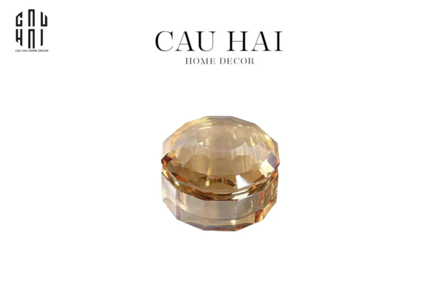 LỌ CRYSTAL FACET LUX H6.5 – CHAMPAGNE