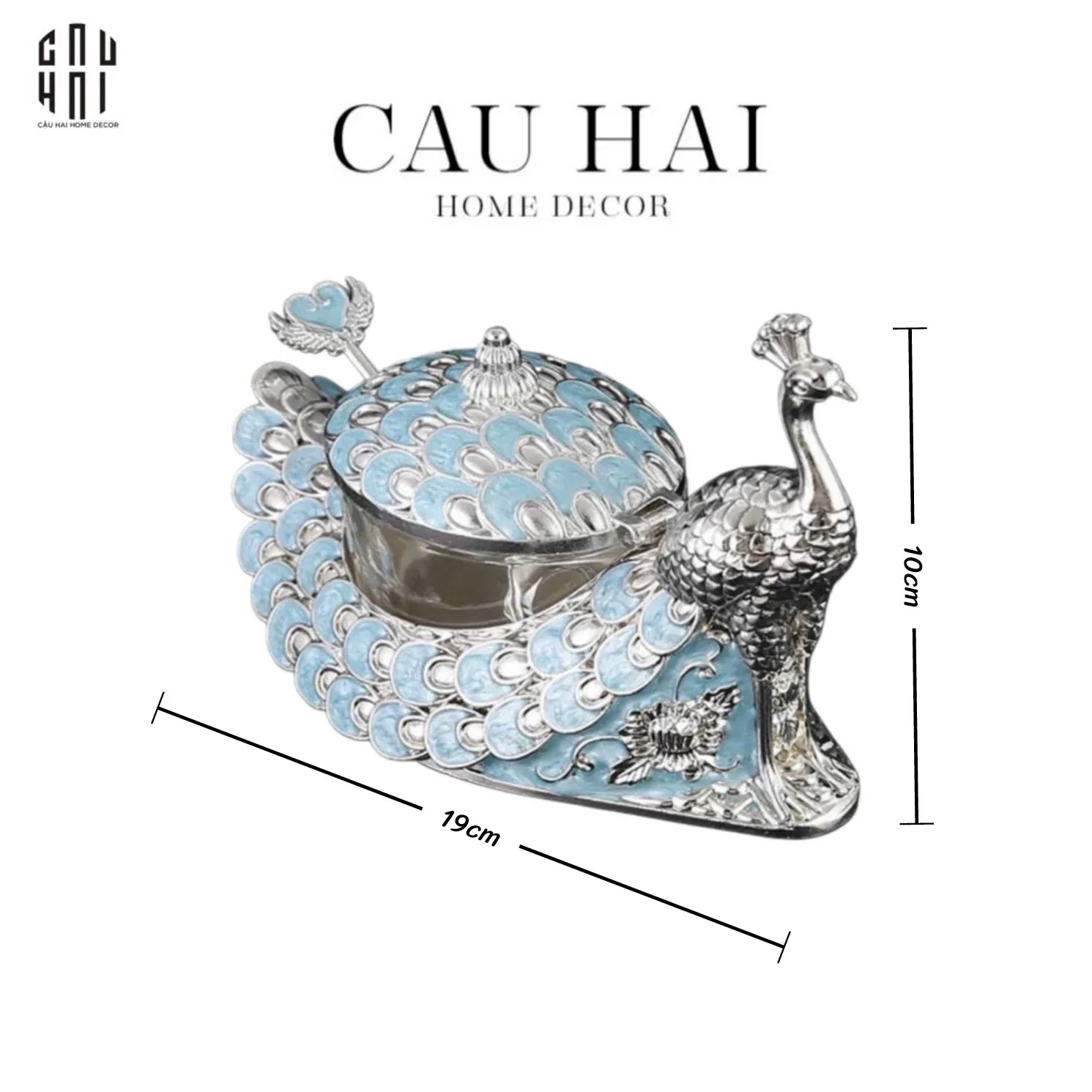 LỌ ĐƯỜNG PLUME AZURE DU PAON
