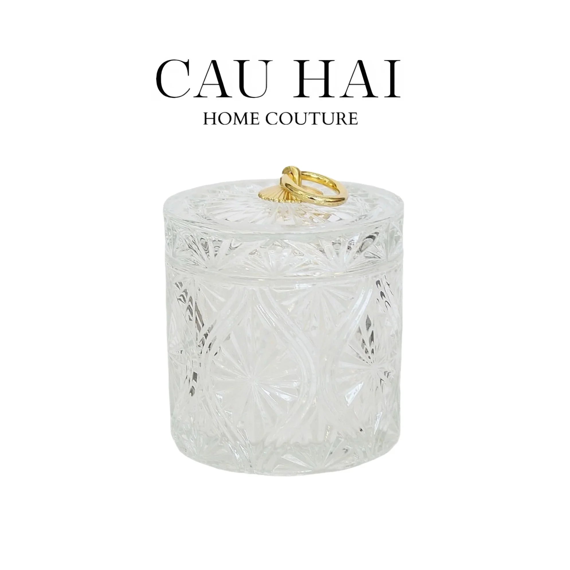 LỌ KẸO CRYSTAL SEASHELL RING JAR