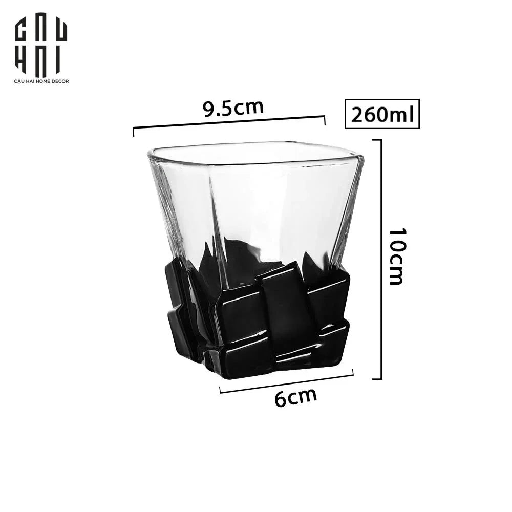 LY THUỶ TINH PIXEL - BLACK SS25