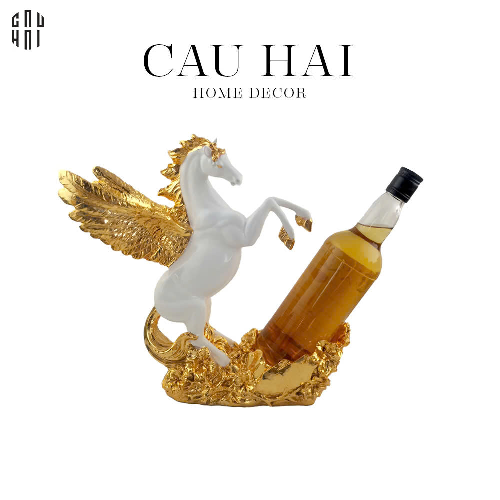 MAISON DE LUXE 1 ĐẾ RƯỢU ELITE GOLDEN PEGASUS SS25 - CẬU HAI HOME DECOR