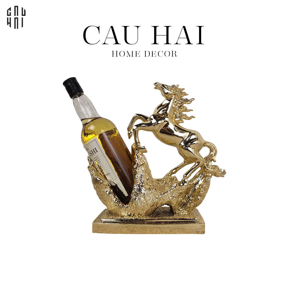 MAISON DE LUXE - ĐẾ RƯỢU ELITE GOLDEN CAVALIER SS25 - CẬU HAI HOME DECOR