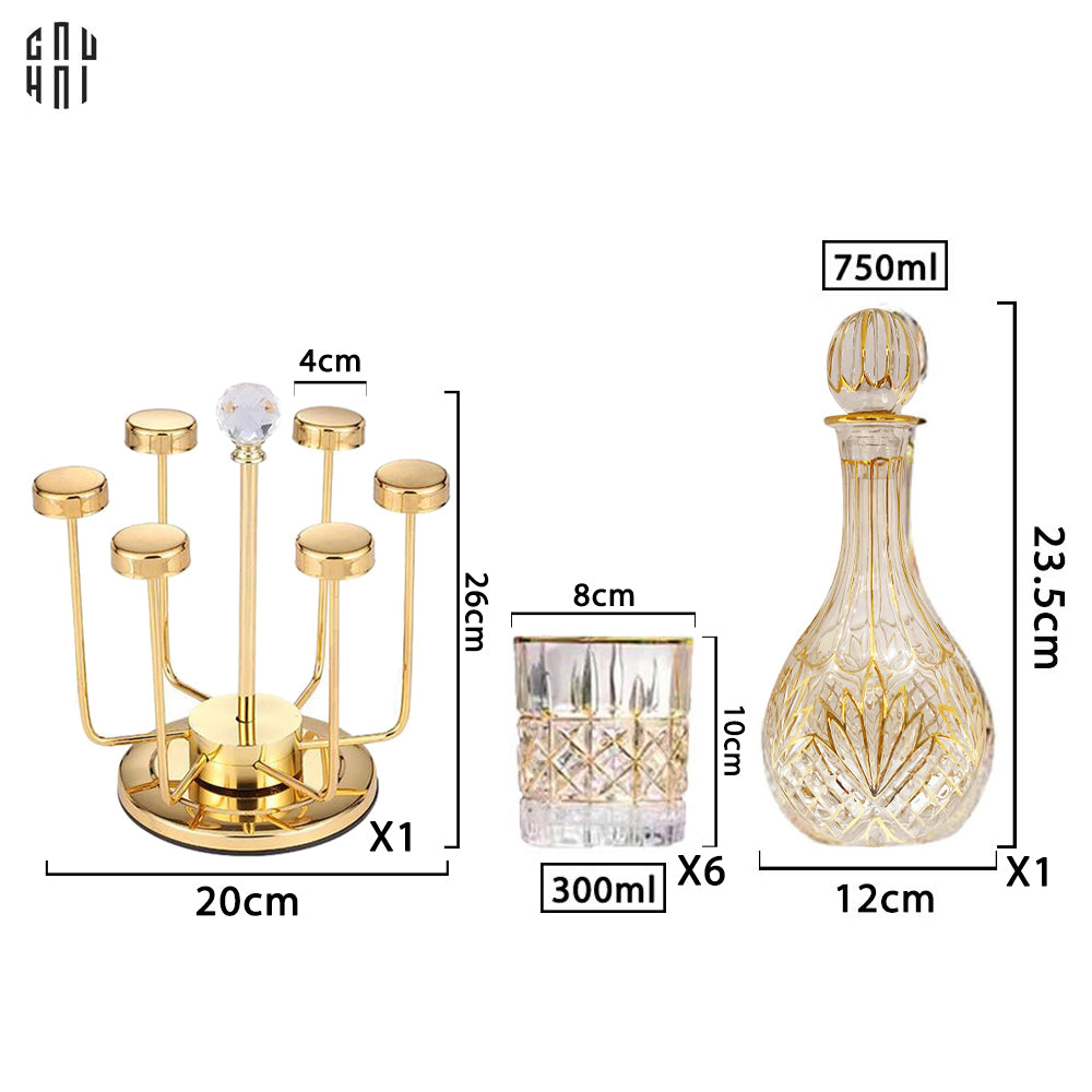 MAISON DE LUXE - SET BÌNH RƯỢU PHA LÊ L'ÉCLAT DE LOUIS SS25 - CẬU HAI HOME DECOR