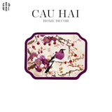 MIẾNG LÓT VIOLET BLOSSOM SPRING - PLACEMAT 30X40CM-CẬU HAI HOME DECOR