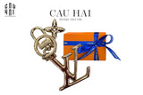 MÓC KHOÁ - CHARM TÚI LOUIS V. SIGNATURE D'OR-CẬU HAI HOME DECOR