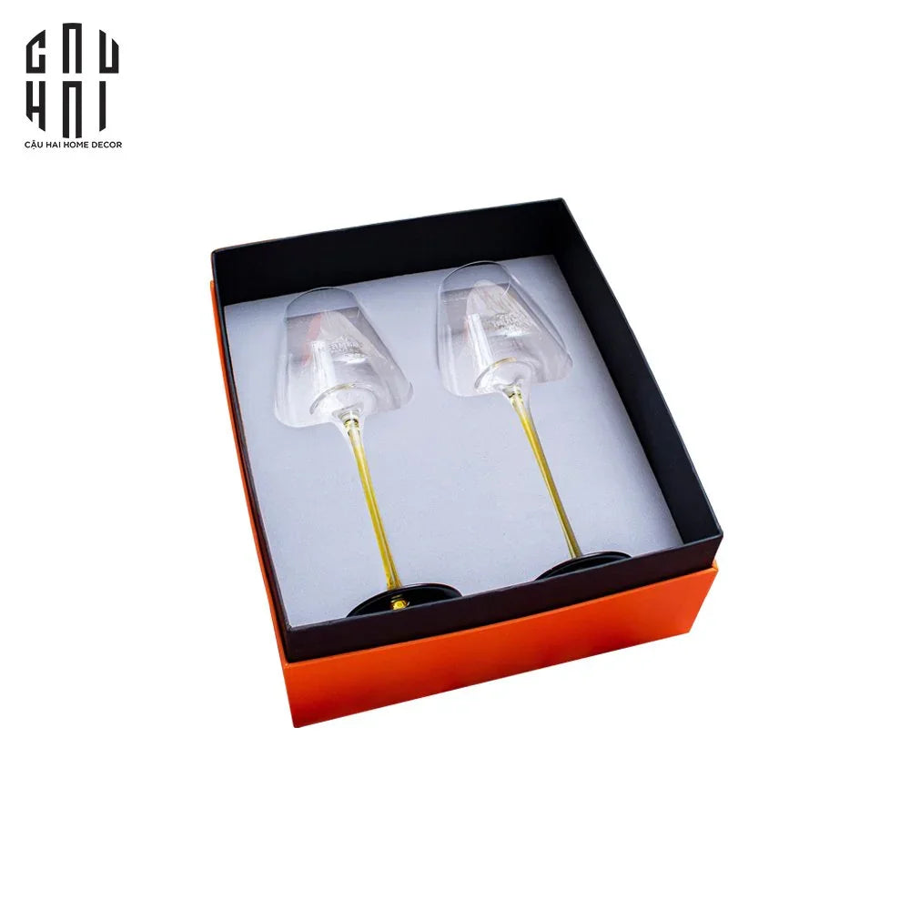 SET 2 LY VANG LUMIÈRE - FULL BOX SS24-CẬU HAI HOME DECOR