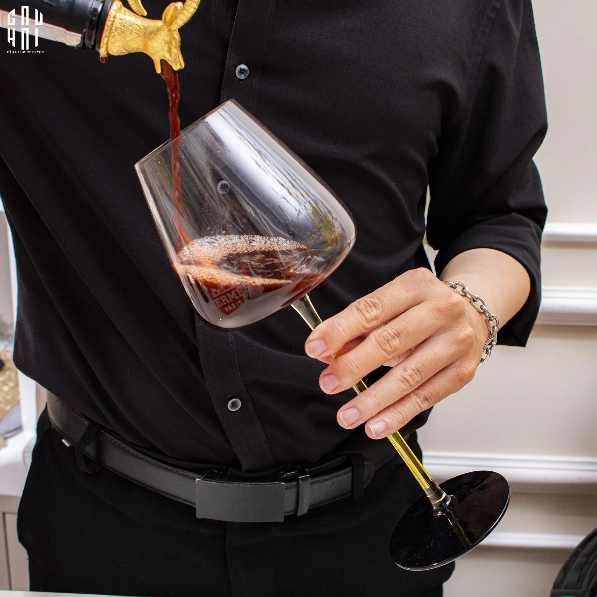 SET 2 LY VANG LUMIÈRE - FULL BOX SS24-CẬU HAI HOME DECOR