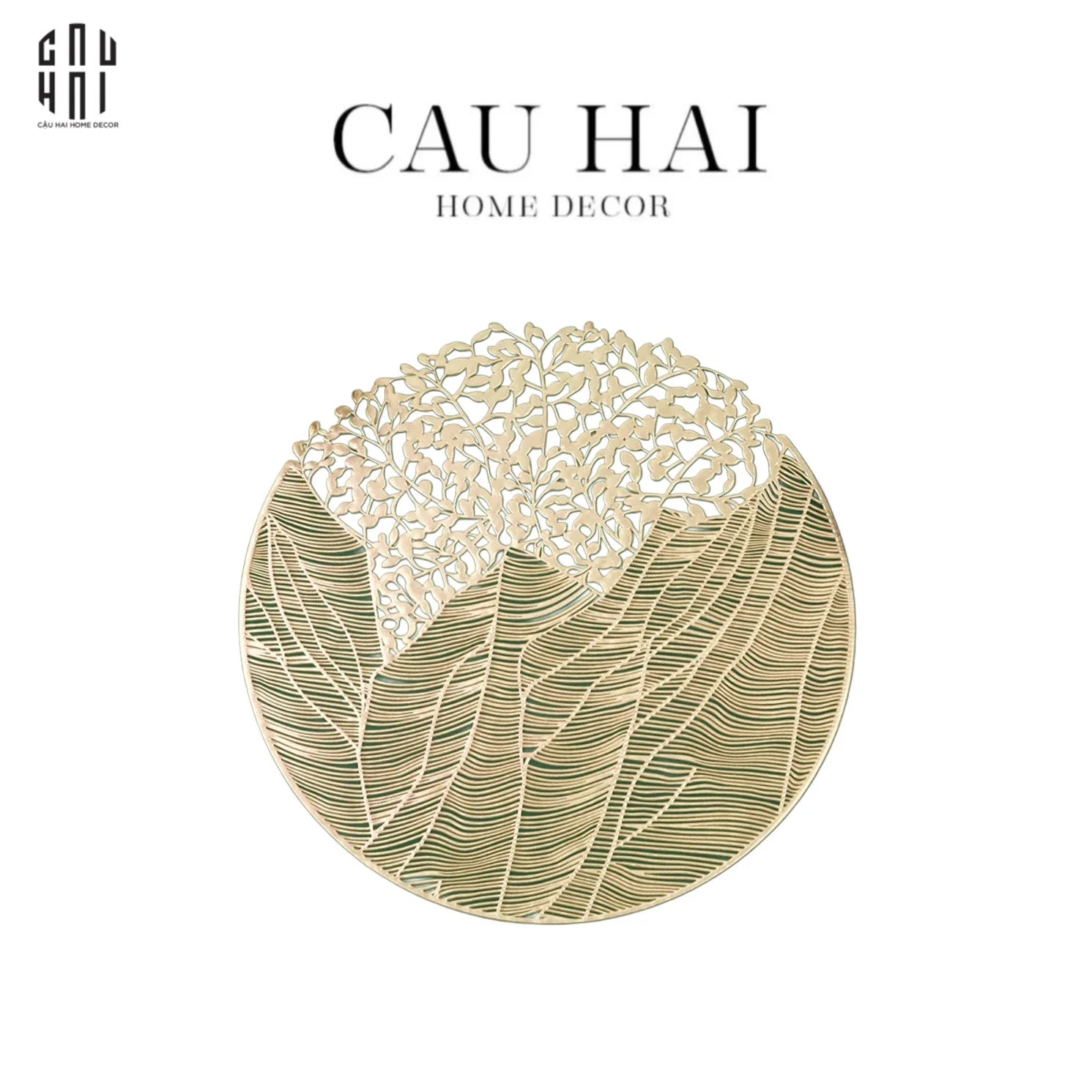 SET 2 TẤM LÓT BÀN ĂN - BANANA LEAF-CẬU HAI HOME DECOR