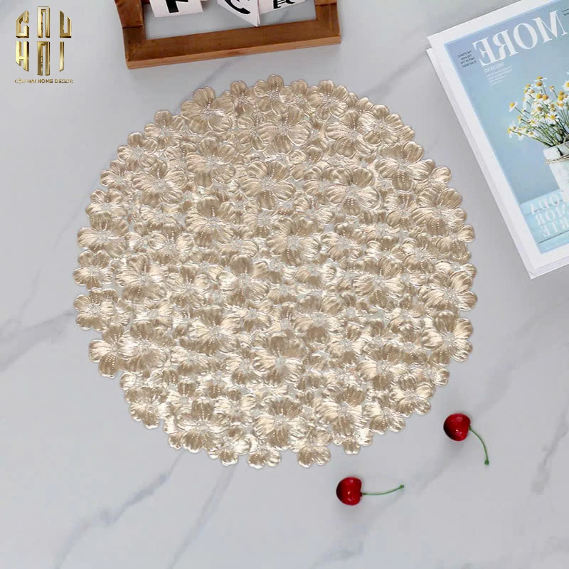 SET 2 TẤM LÓT BÀN ĂN - PLACEMAT BLOSSOM MIST