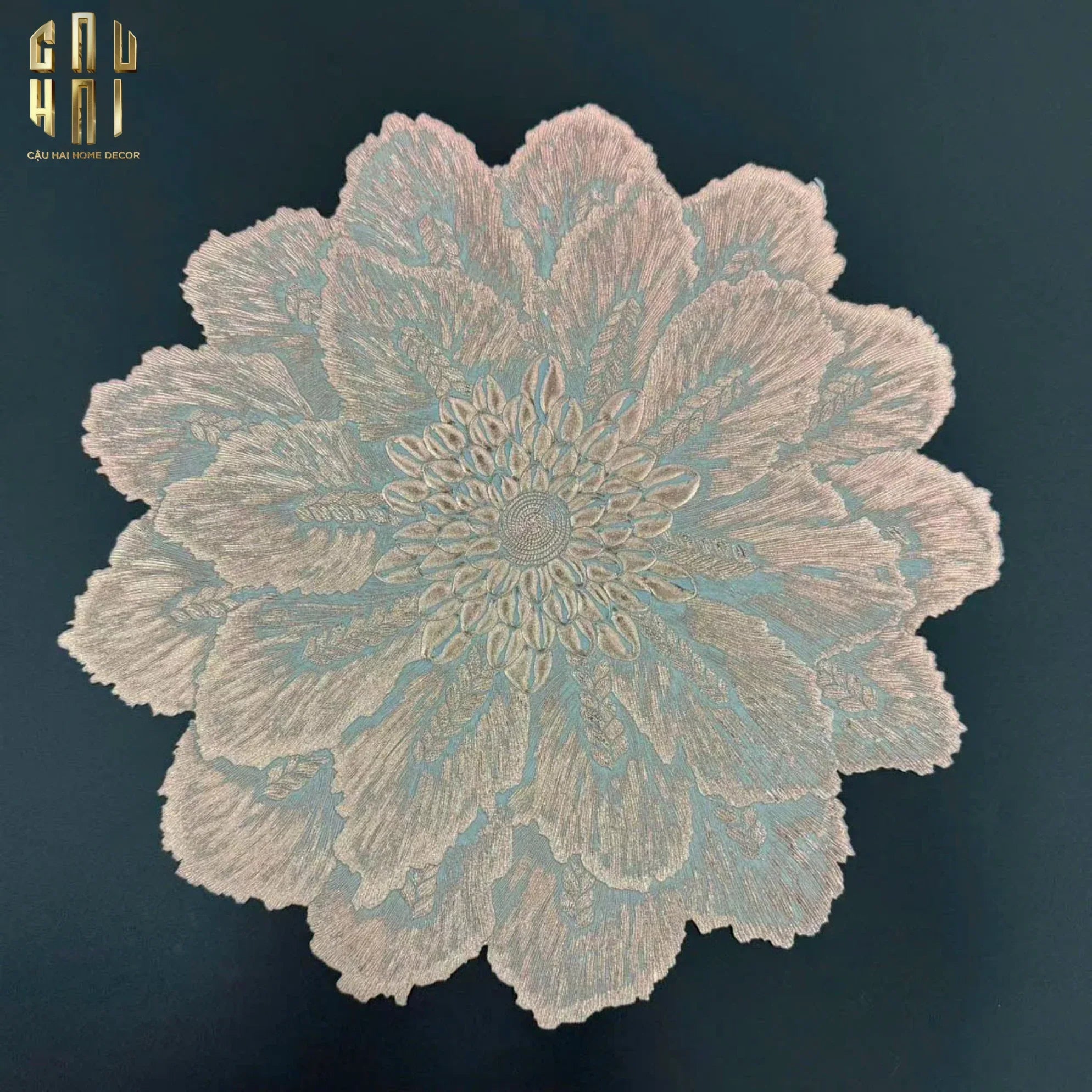 SET 2 TẤM LÓT BÀN ĂN - PLACEMAT CROWN BLOOM-CẬU HAI HOME DECOR