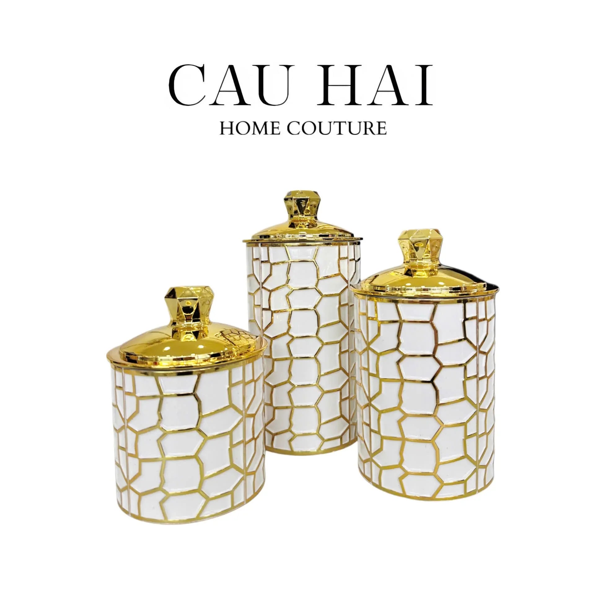 SET 3 LỌ PANTRY ACRY - ÉCLAT ART LUNA
