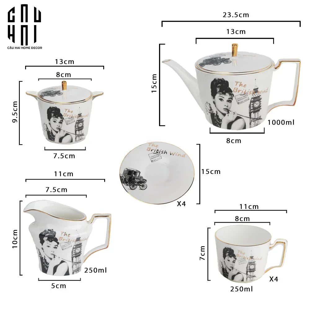 SET BÌNH TRÀ MADEMOISELLE 2025-CẬU HAI HOME DECOR