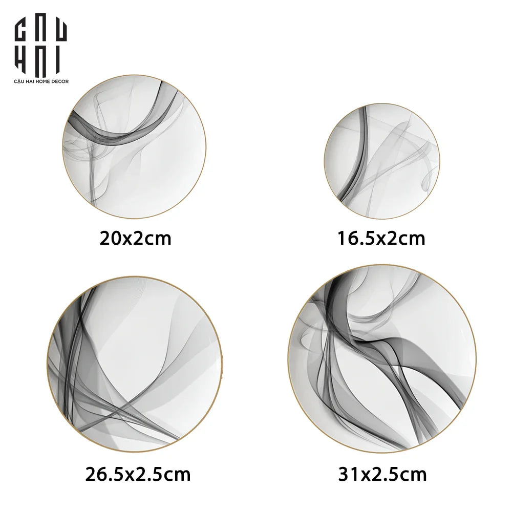 SET DINNER LE GRIS 4PCS SS25-CẬU HAI HOME DECOR