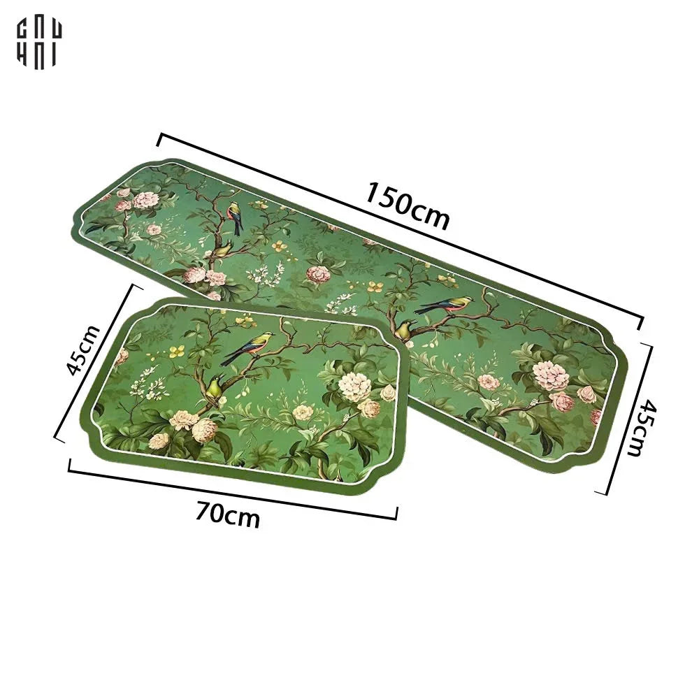 SET THẢM BẾP MICROFIBER MYSTIC BIRD 1M5-CẬU HAI HOME DECOR