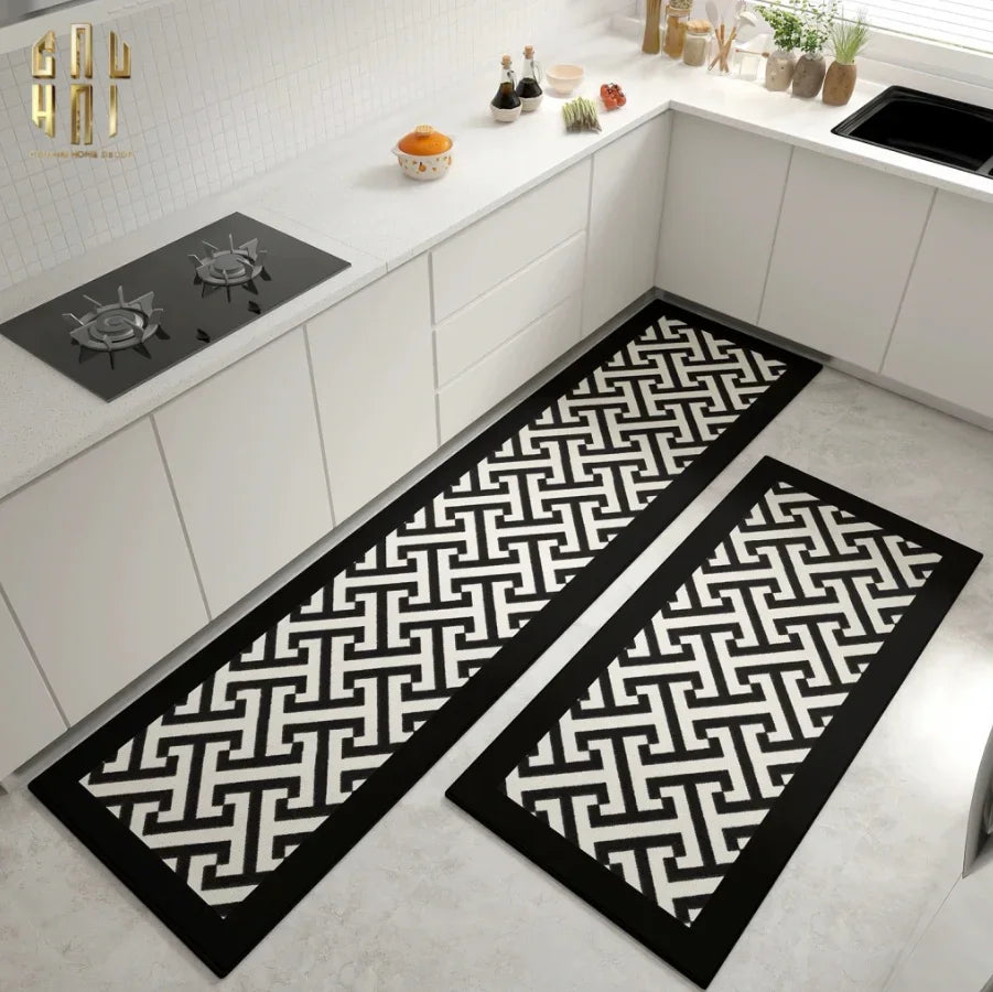 SET THẢM BẾP NHUNG BỈ 150 LIGNES D'ART