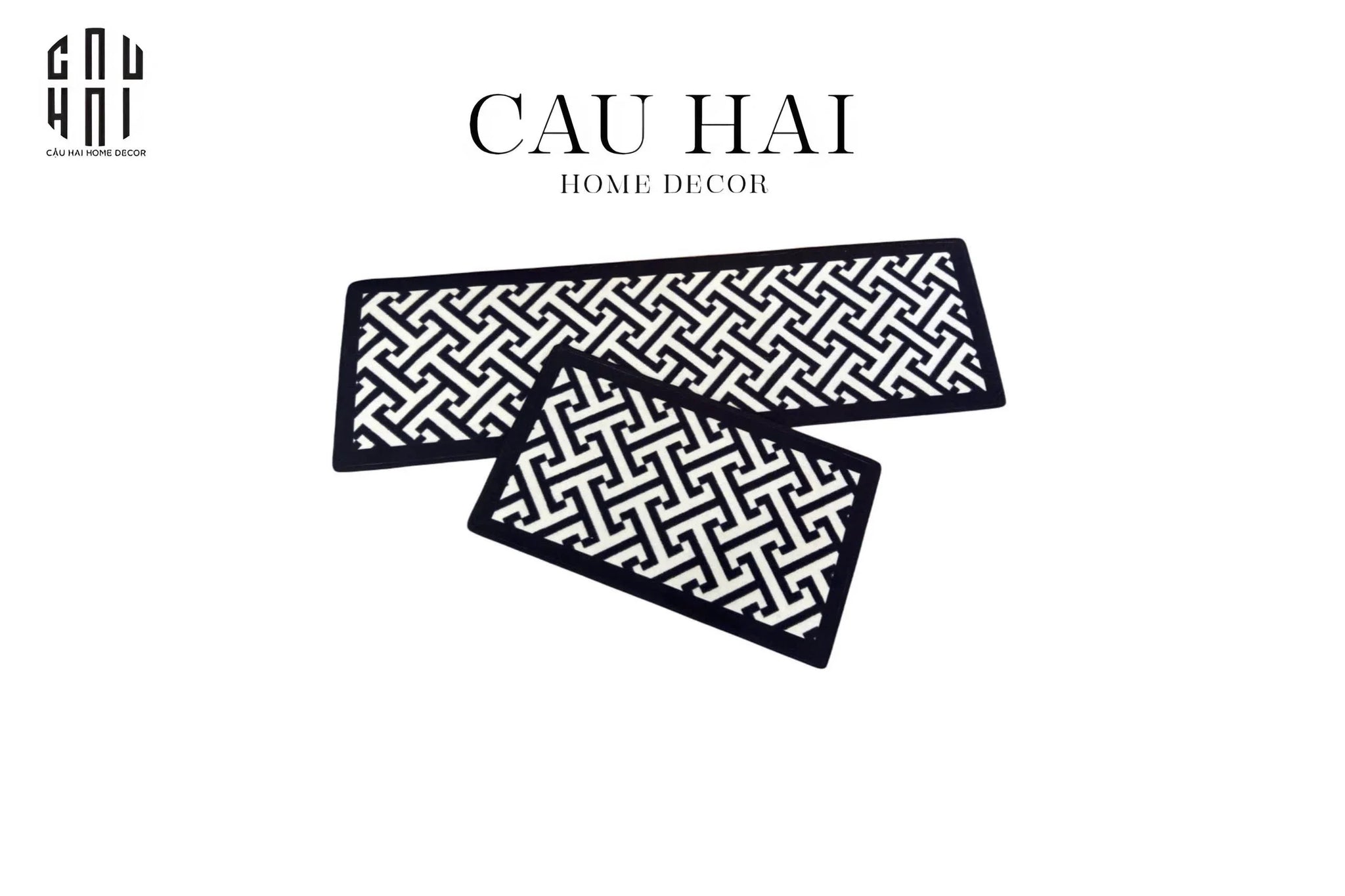 SET THẢM BẾP NHUNG BỈ 150 LIGNES D'ART