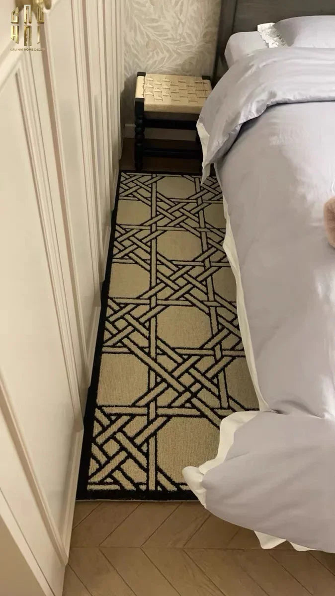 THẢM BED LEN 60x160 CANNAGE D.O IVORY