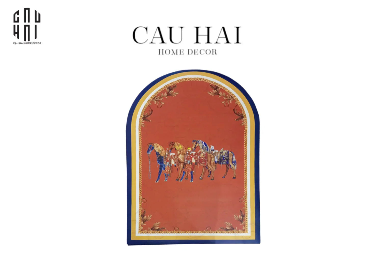 THẢM CỬA DA 80x120 - MON TROIS PETITS CHEVAUX