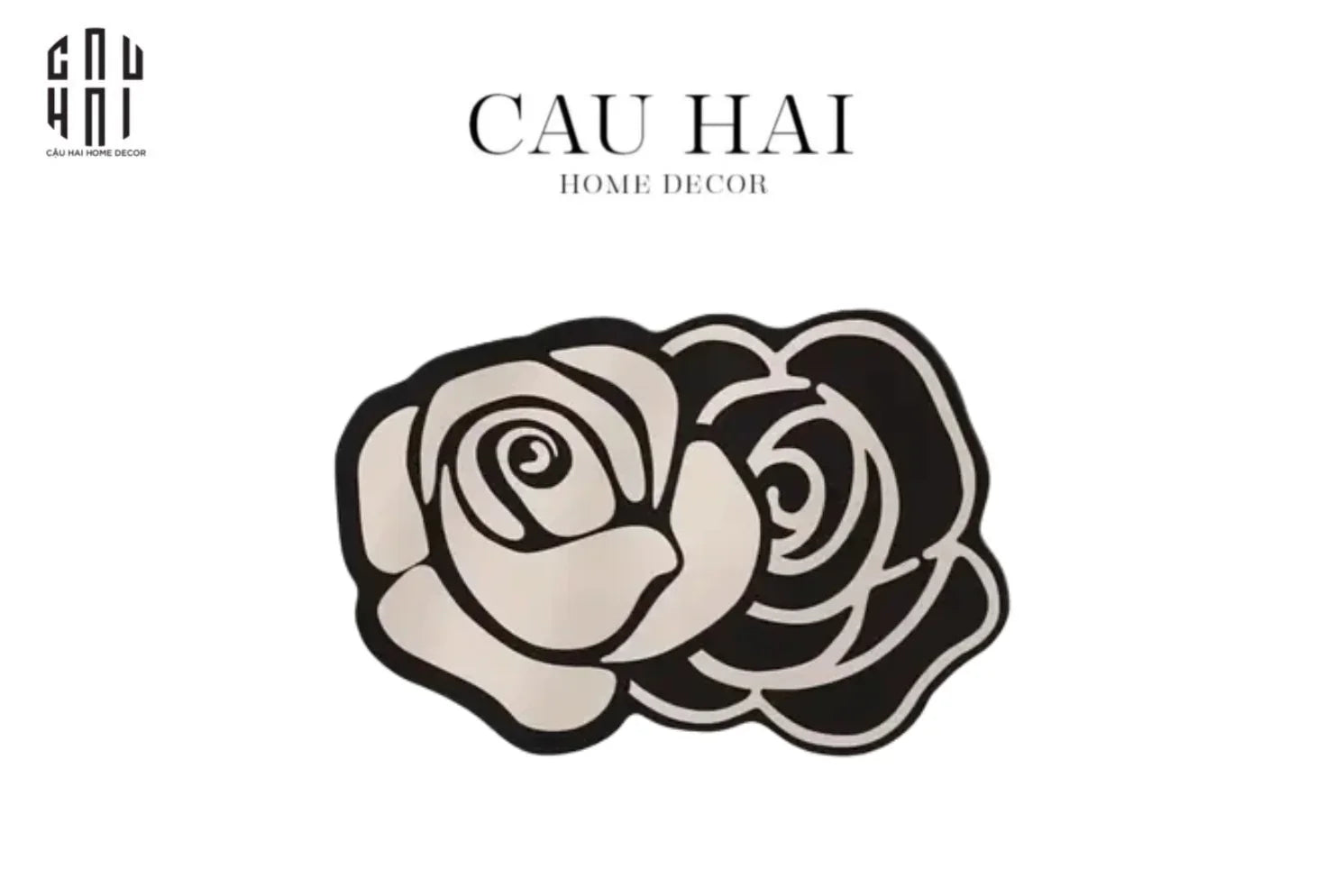 THẢM CỬA MICROFIBER - 80x120 MONOCHROME ROSE - DOOR MAT