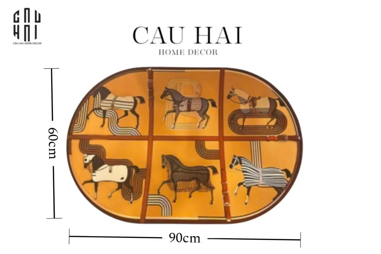 THẢM CỬA NHUNG BỈ 60X90 - BROWN CHARIOT - DOOR MAT