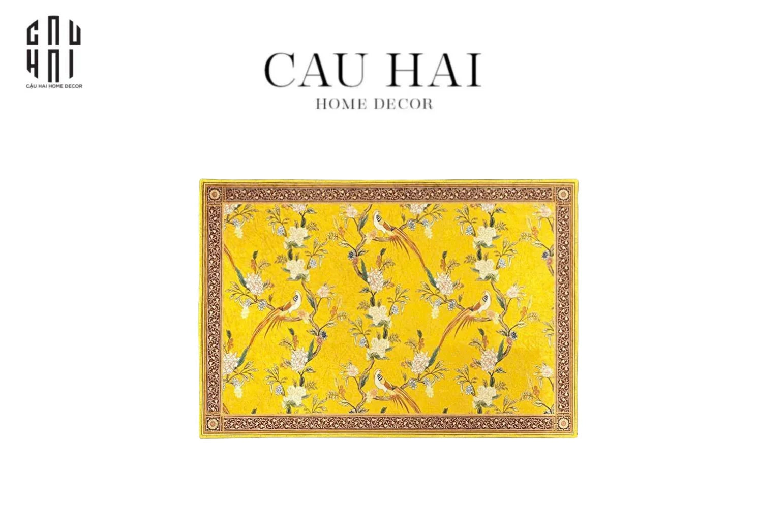THẢM CỬA NHUNG BỈ 60X90CM - ÉCLAT MYSTERY BIRDS - FLOOR MAT