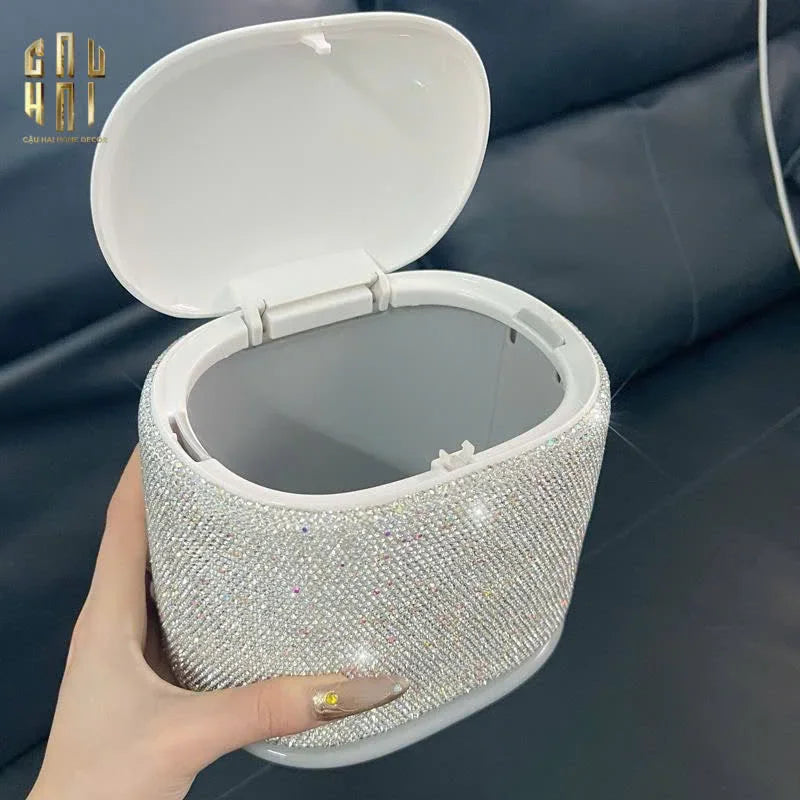 THÙNG RÁC VUÔNG DIAMOND FANTASY BLING BLING