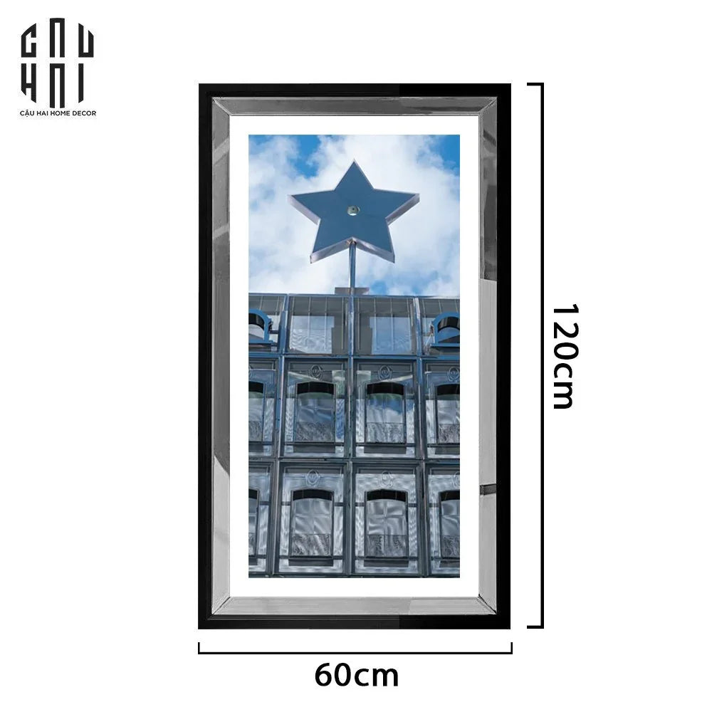 TRANH CANVAS CAO CẤP BLUE SKY 60X120CM-CẬU HAI HOME DECOR